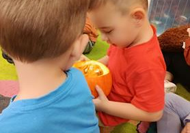 Dyniowe przygody Elfów i Biedronek