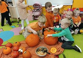 Dyniowe przygody Elfów i Biedronek