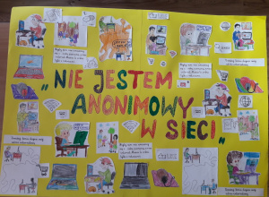 Udział w konkursie "Nie jestem anonimowy w sieci"