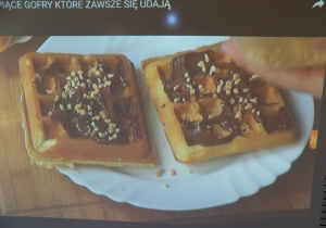 Wyglądają smakowicie- ale niestety to nie nasze gofry.