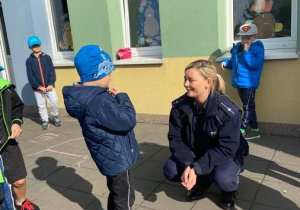 Spotkanie z policjantką.