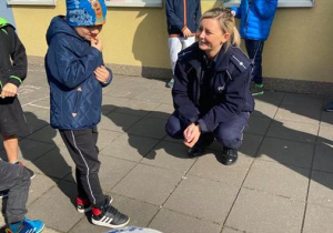 Spotkanie z policjantką.