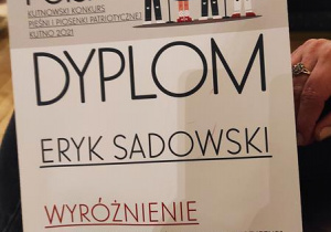 Dyplom Eryka.