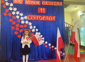 Udział w ogólnopolskiej akcji "Szkoła do hymnu".