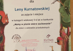 Dyplom Lenki.