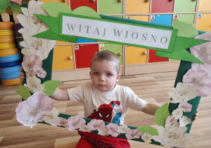 Wojtek wita wiosnę