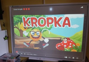 Dzieci obejrzały film edukacyjny o "Kropce"