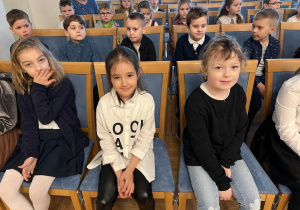 Dzieci w Szkole Muzycznej.