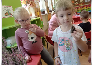 Amelka i Natalka rozpoznają dary lasu