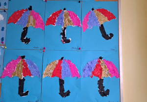 Kolorowe parasole.