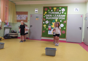 Reprezentanci grupy podczas zawodów sportowych