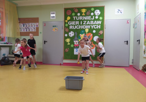 Reprezentanci grupy podczas zawodów sportowych