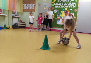 Reprezentanci grupy podczas zawodów sportowych