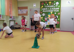 Reprezentanci grupy podczas zawodów sportowych