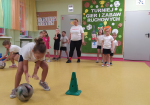Reprezentanci grupy podczas zawodów sportowych