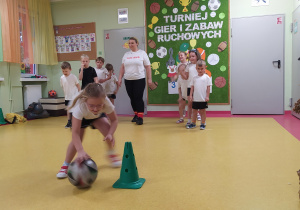 Reprezentanci grupy podczas zawodów sportowych