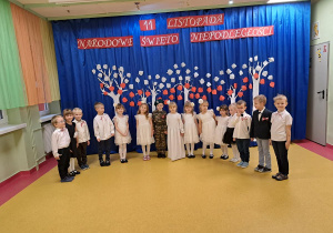 Przegląd pieśni patriotycznych w przedszkolu.