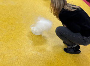 Warsztaty suchy lód.