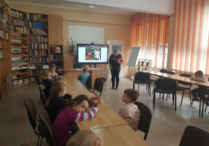 Warsztaty w bibliotece.