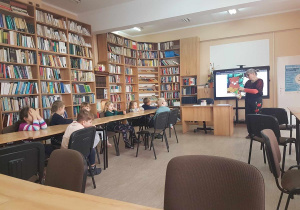 Warsztaty w bibliotece.