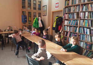Warsztaty w bibliotece.