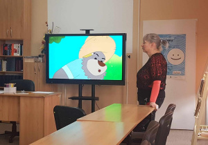 Warsztaty w bibliotece.