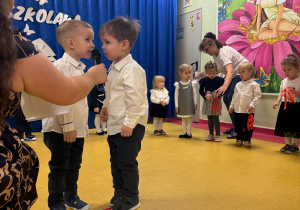 Pasowanie na Przedszkolaka Ignaś i Olek