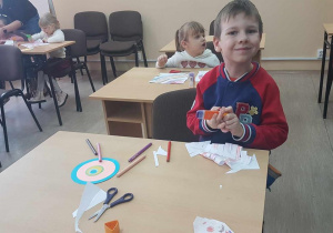Warsztaty świąteczne w Bibliotece Pedagogicznej.