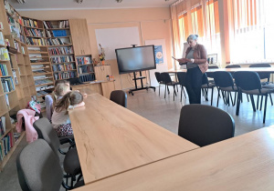 Warsztaty w Bibliotece Pedagogicznej.