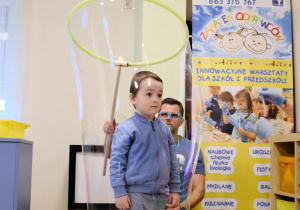 Bartek w bańce.
