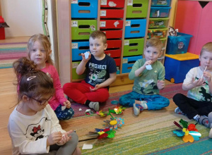 Zajęcia z logopedą.