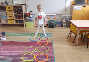 Lilianka pokonuje tor przeszkód
