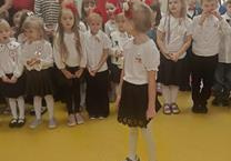 Akcja '' Szkoła do Hymnu''.