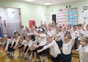 Udział dzieci w audycji muzycznej.