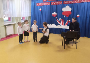 Udział dzieci w audycji muzycznej.