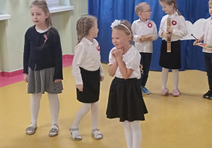 Udział dzieci w audycji muzycznej.