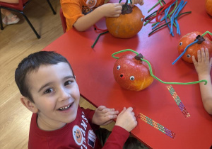 ozdabianie dyni Tymek