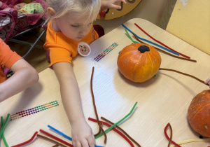 ozdabianie dyni Hania