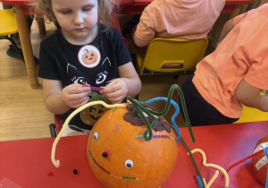 ozdabianie dyni Łucja