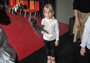 Udział w warsztatach teatralnych pt." Porusz sobą, porusz lalką"