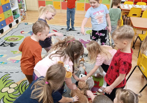 Zabawy matematyczne z misiami.