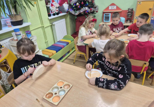 "Mikołaj"-praca plastyczna.