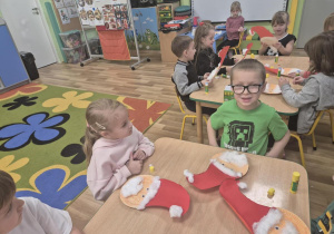 "Mikołaj"-praca plastyczna.