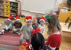 Jaś dostaje prezent