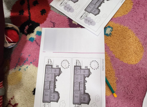 W ogrodzie pełnym róż" Liczenie przedmiotów przekraczając próg dziesiątkowy.