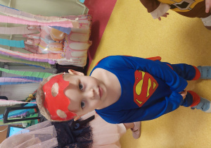 Kuba C. podczas zabawy.