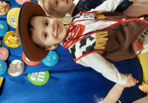 Miłosz podczas zabawy.