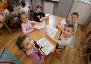 Pszczółki podczas pracy