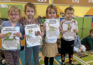 Dzień dinozaura w grupie Kreciki