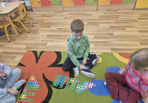 Zabawy matematyczne z klockami Nemi.